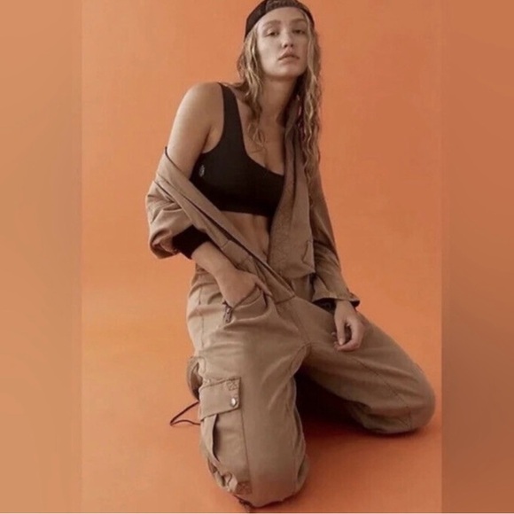 Free People Fly High Jumpsuit Onesie... (Color Walnut π€ / Size Large) *NWT! - Picture 4 of 16